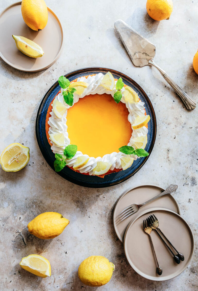 Lemon curd cheesecake Eef Kookt Zo