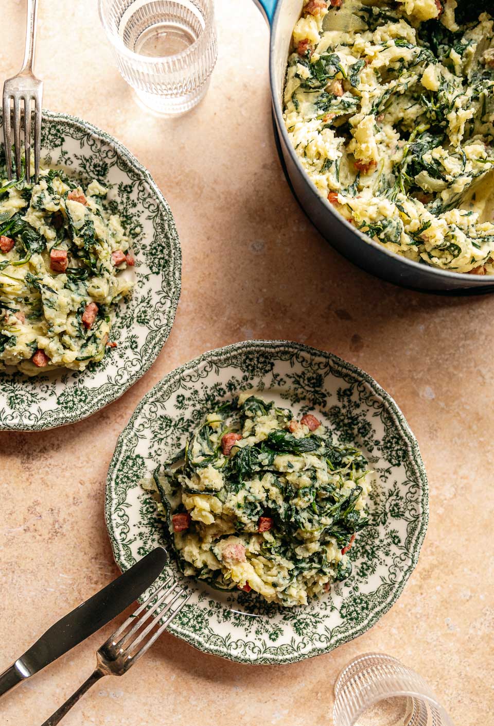 Spinaziestamppot zelf maken