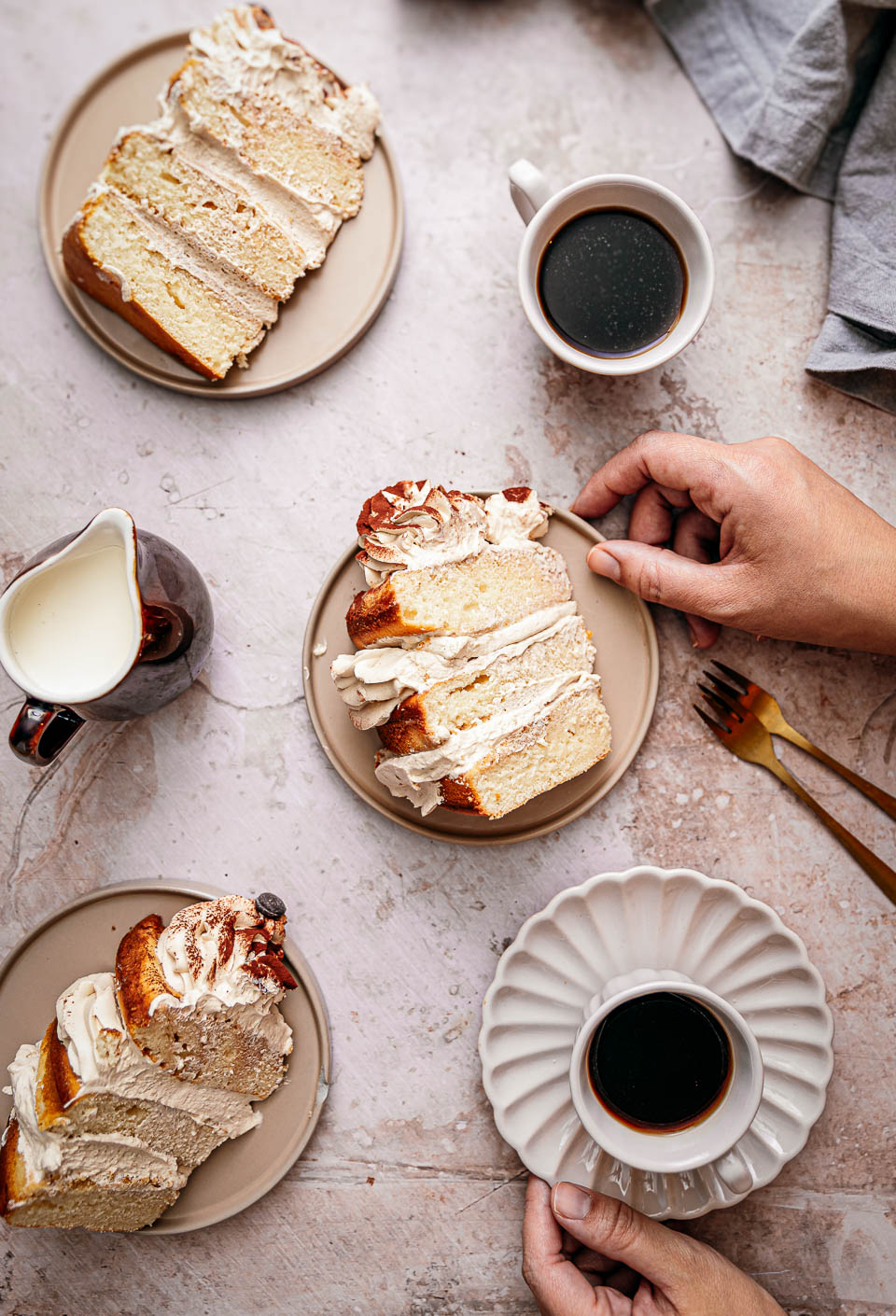 Tiramisutaart met mascarpone vulling