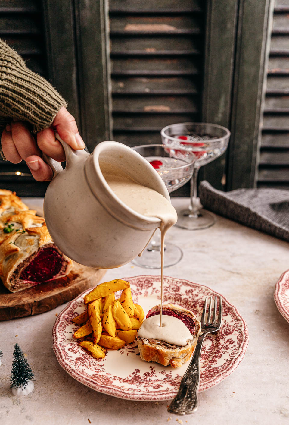 Vegetarische beef wellington