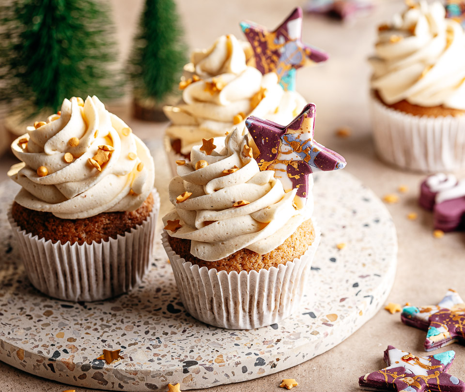 Gingerbread cupcakes