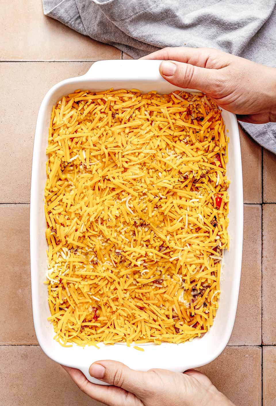 Mexciaanse ovenschotel met gehakt