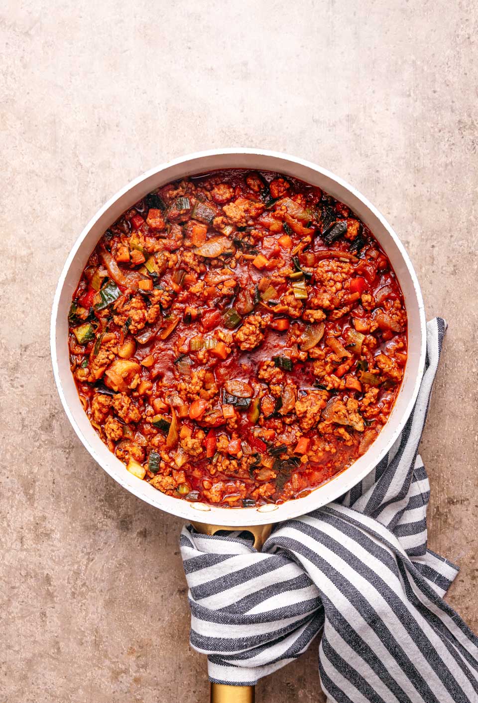 Gehakt met Italiaanse groenten