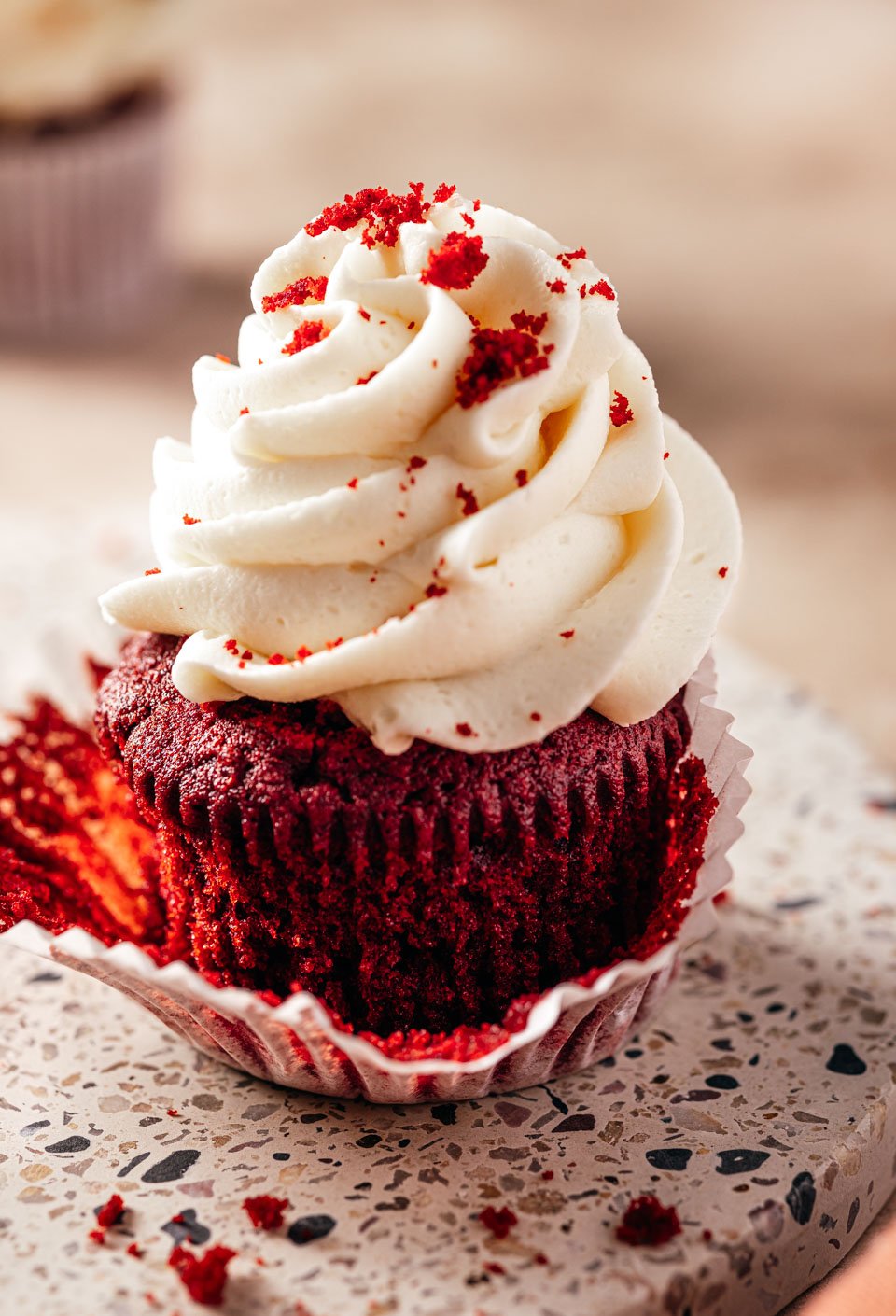 Red Velvet cupcakes met witte chocolade botercreme