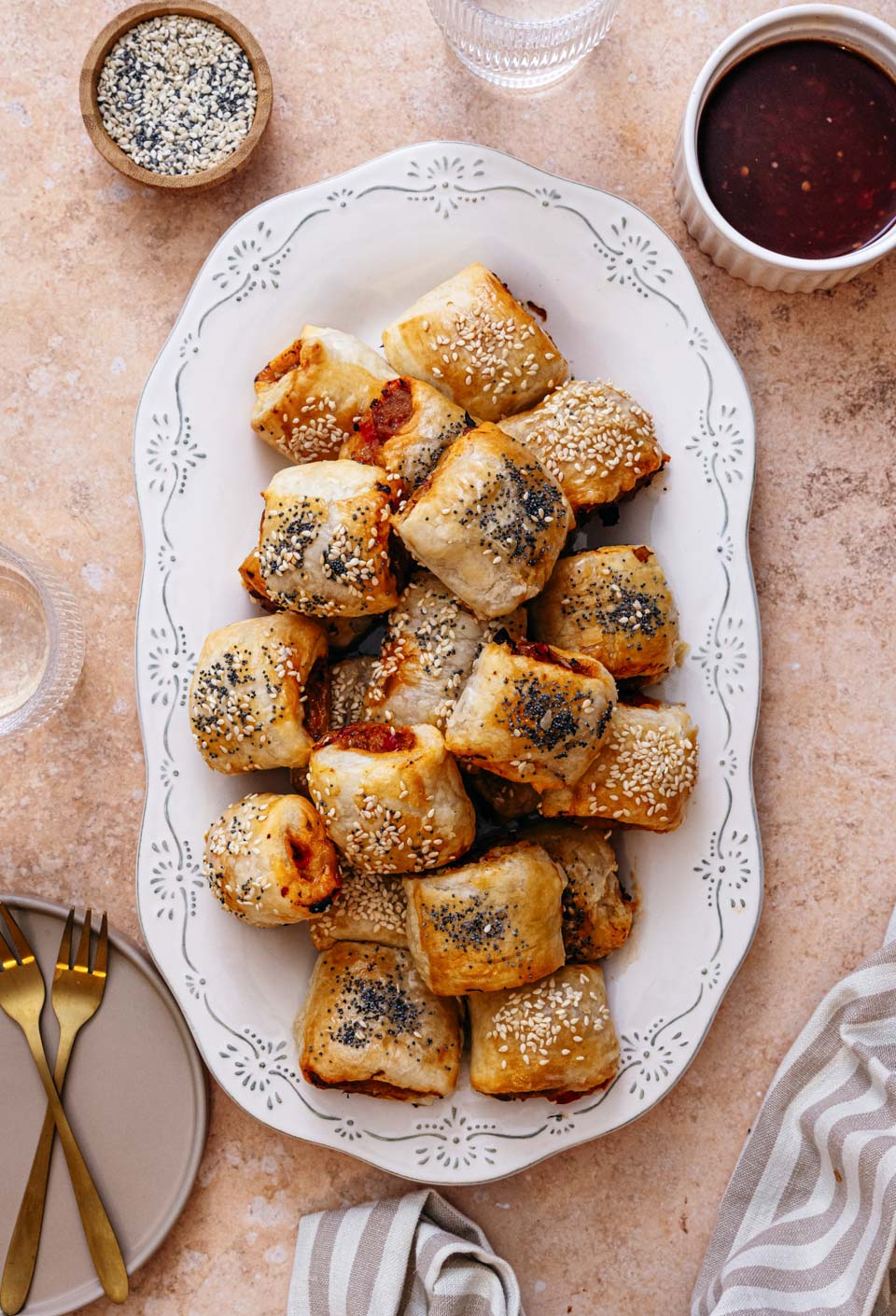 Hartige bladerdeeg hapjes