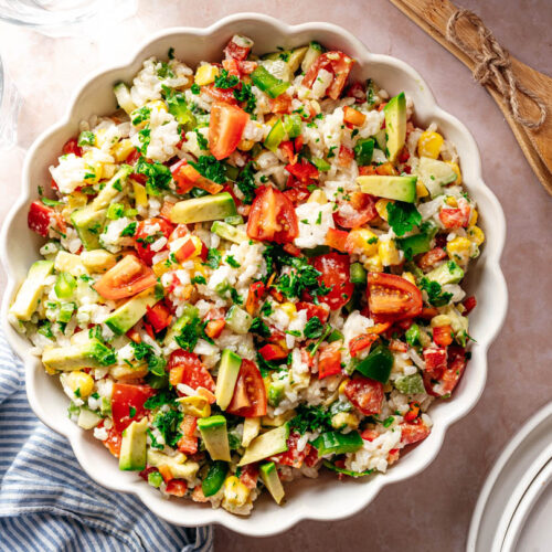 Rijst salade