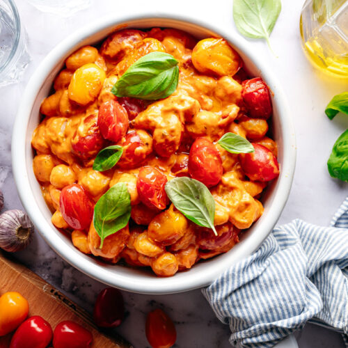 Romige gnocchi met tomaat