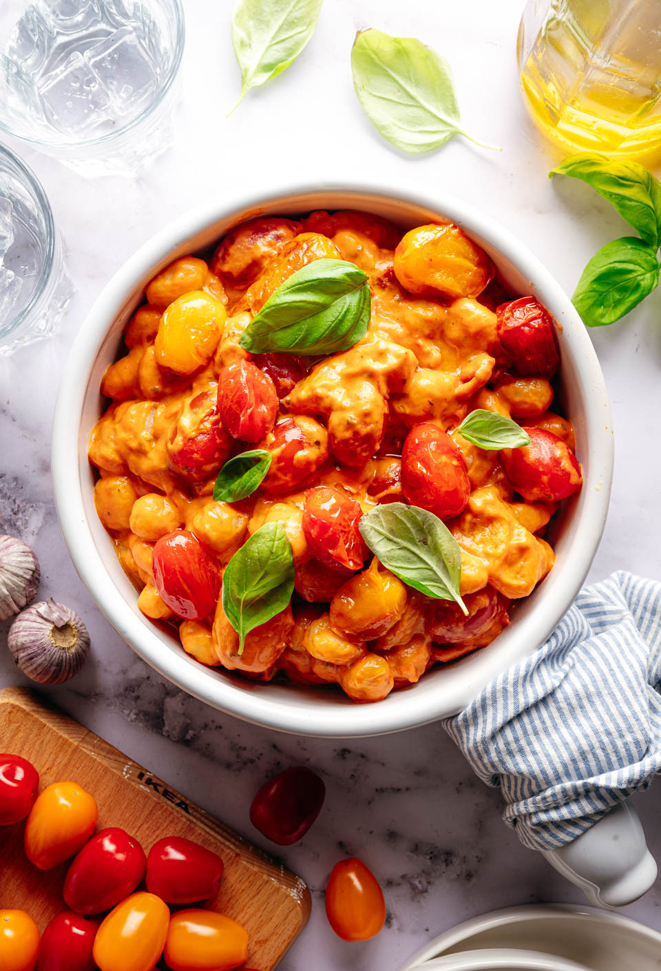 Romige gnocchi met tomaten
Romige gnocchi in tomatensaus