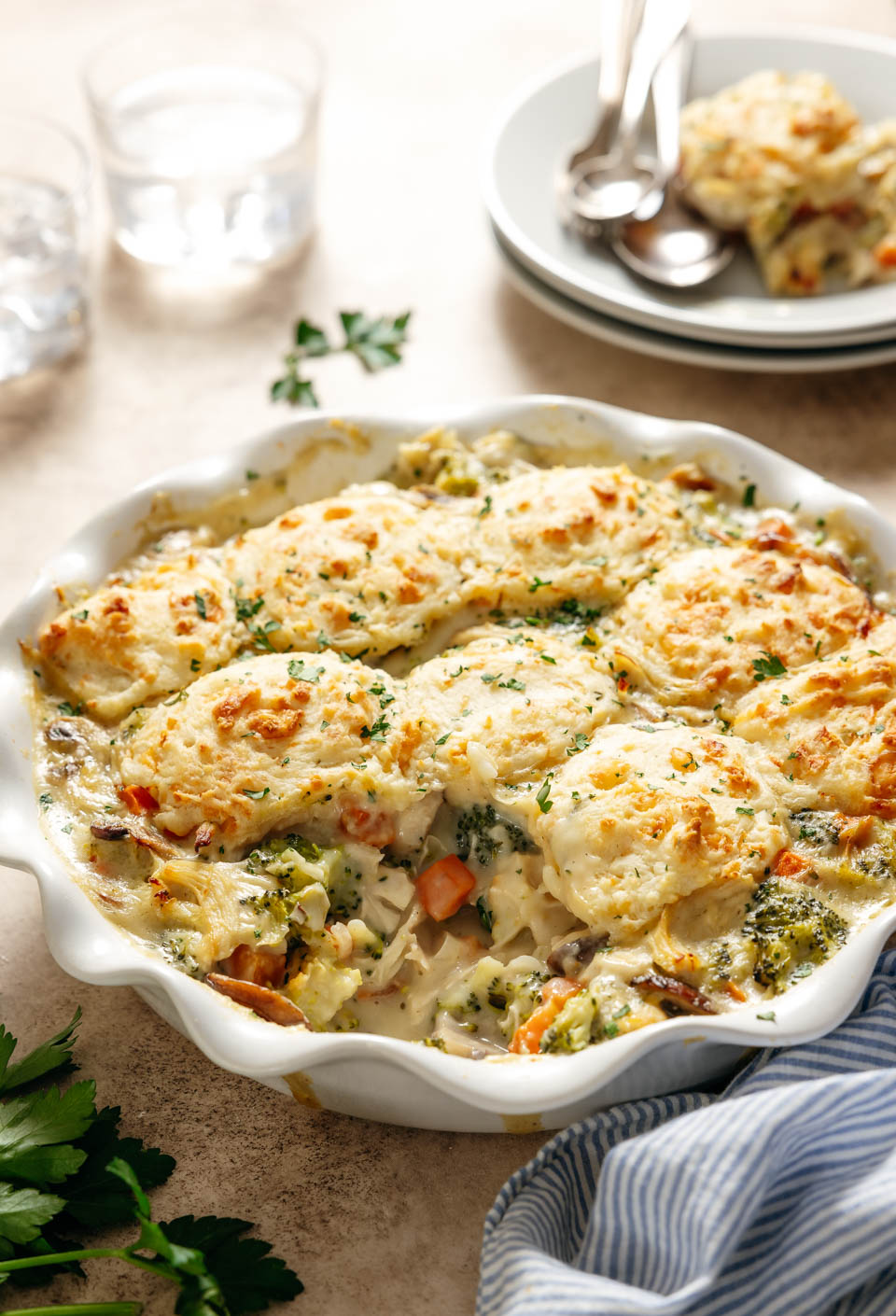 Romige ovenschotel met kip