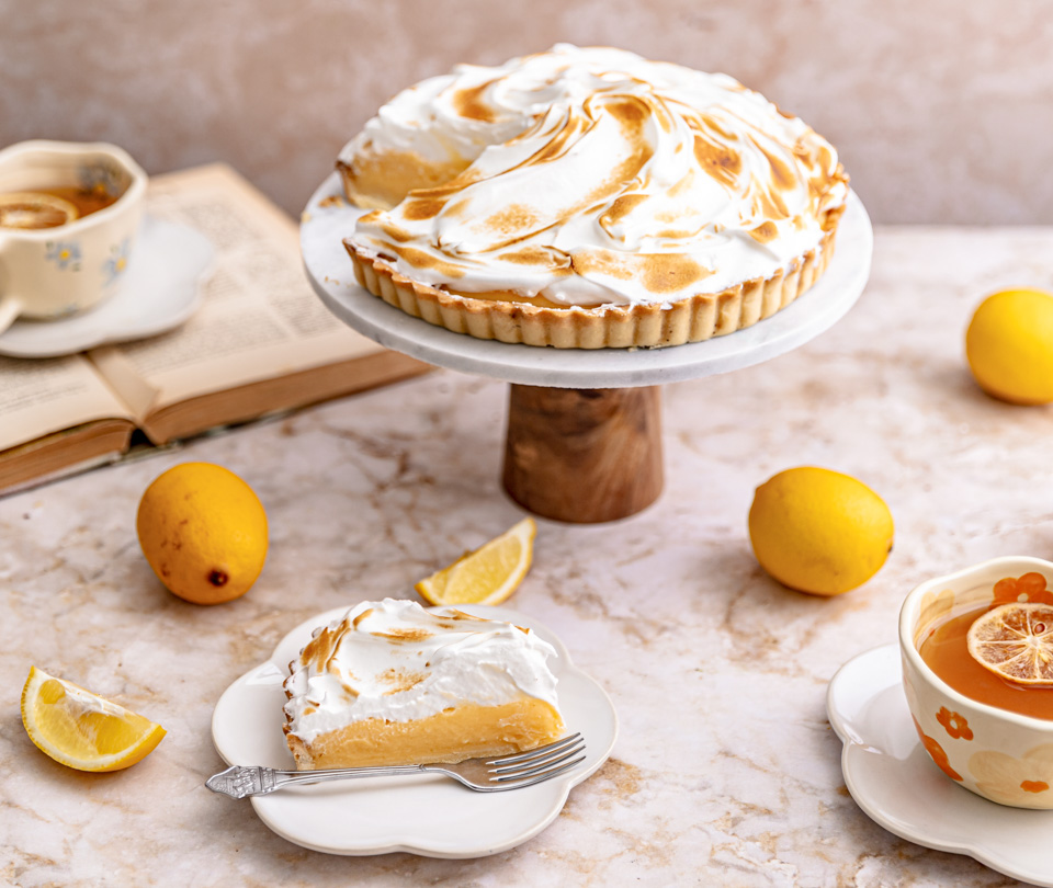citroen meringue taart