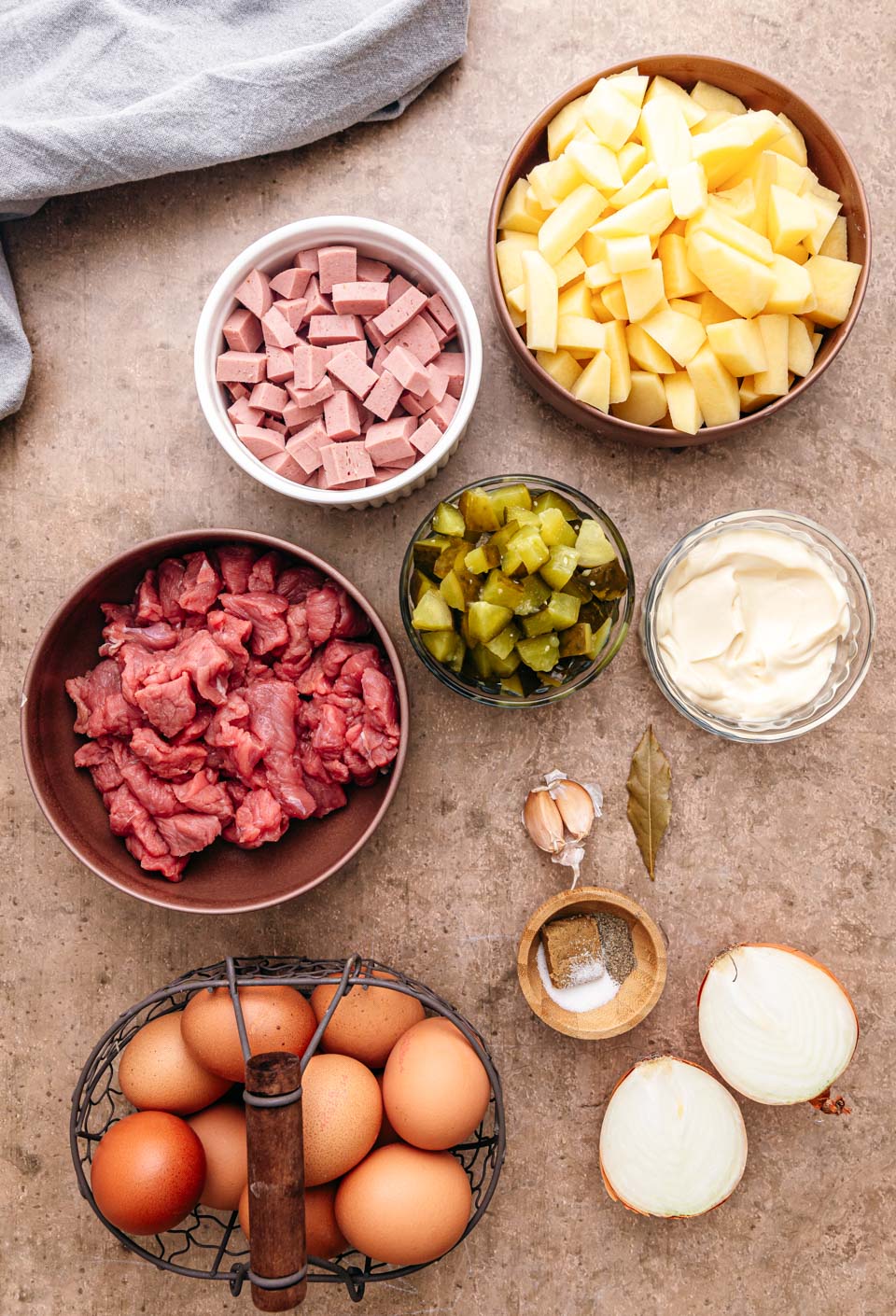 huzarensalade ingredienten