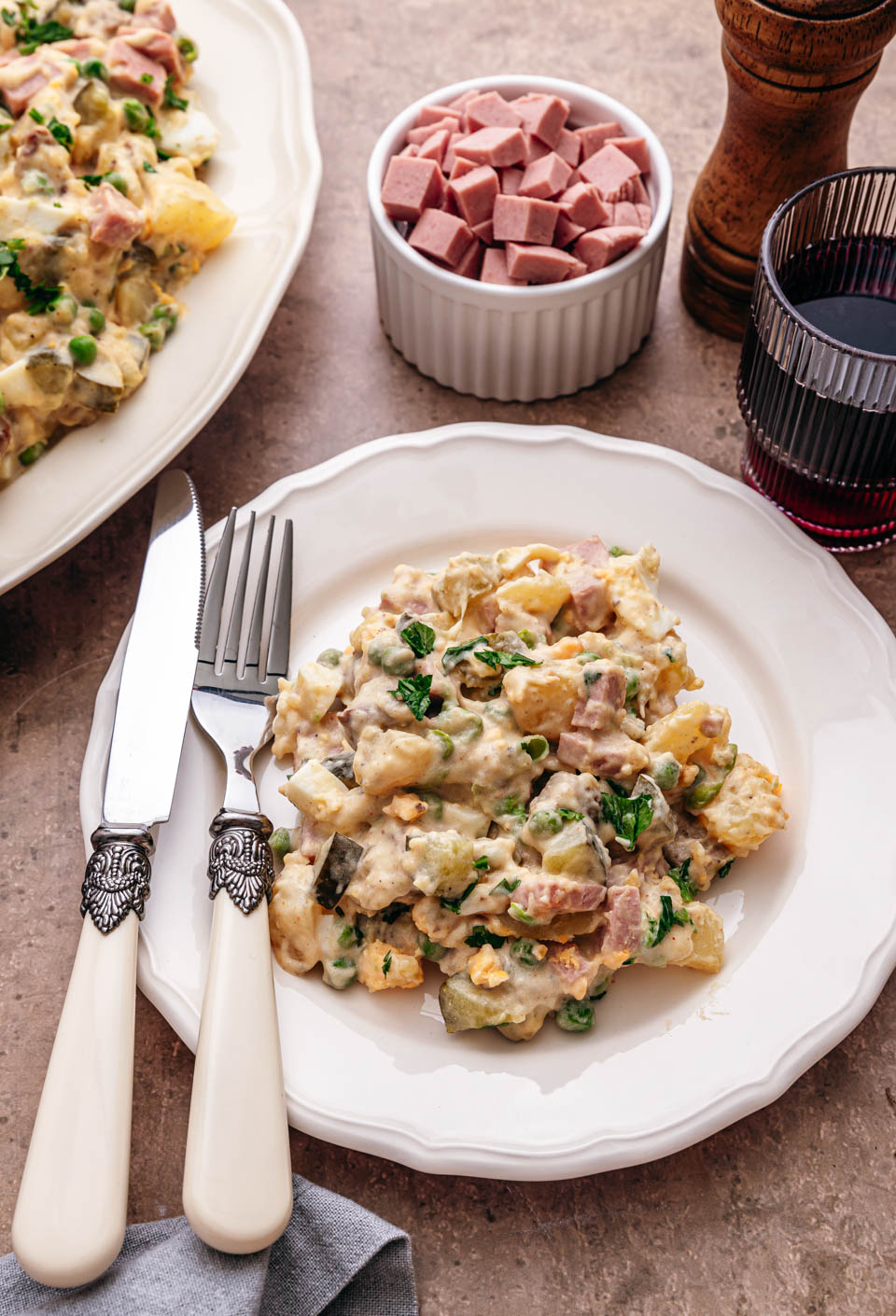 zelf huzarensalade maken