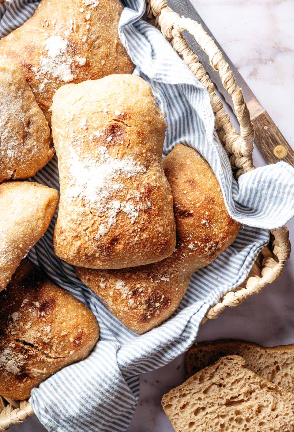 Zuurdesem ciabatta maken