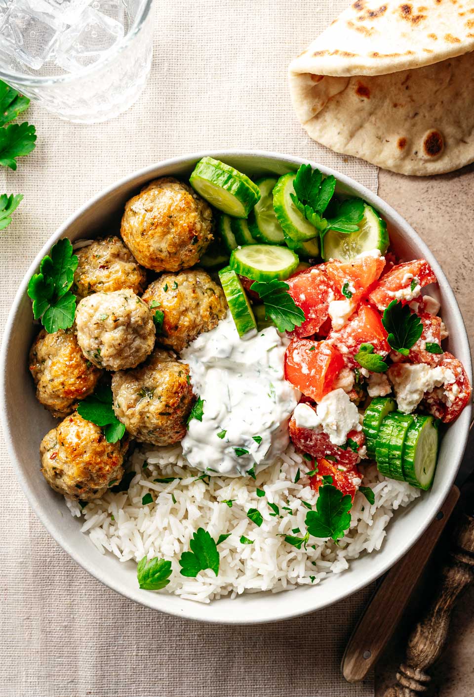 gehaktballetjes uit de oven met kipgehakt