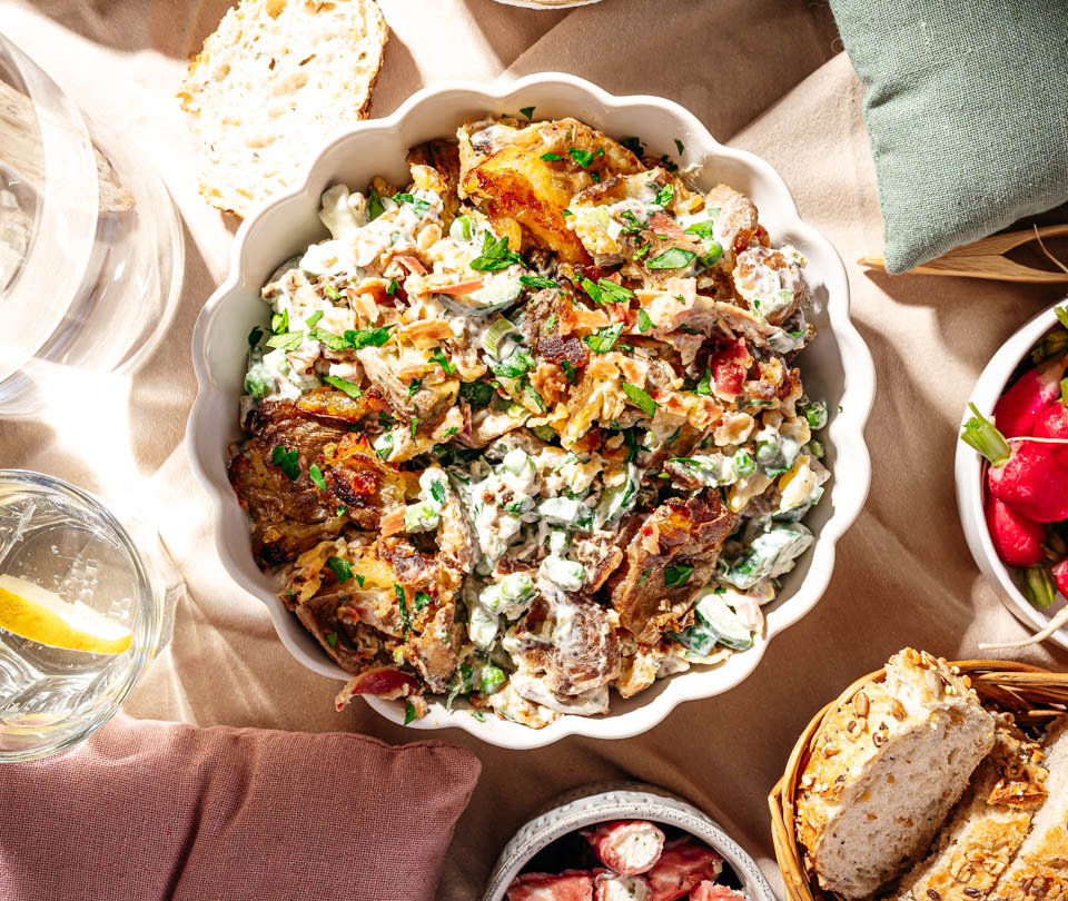 Krokante aardappelsalade recept