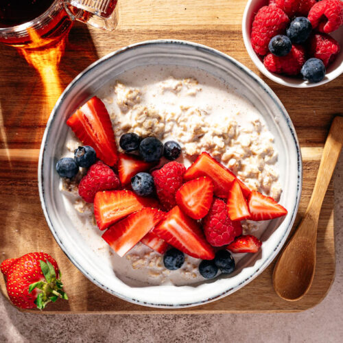 Overnight oats recept