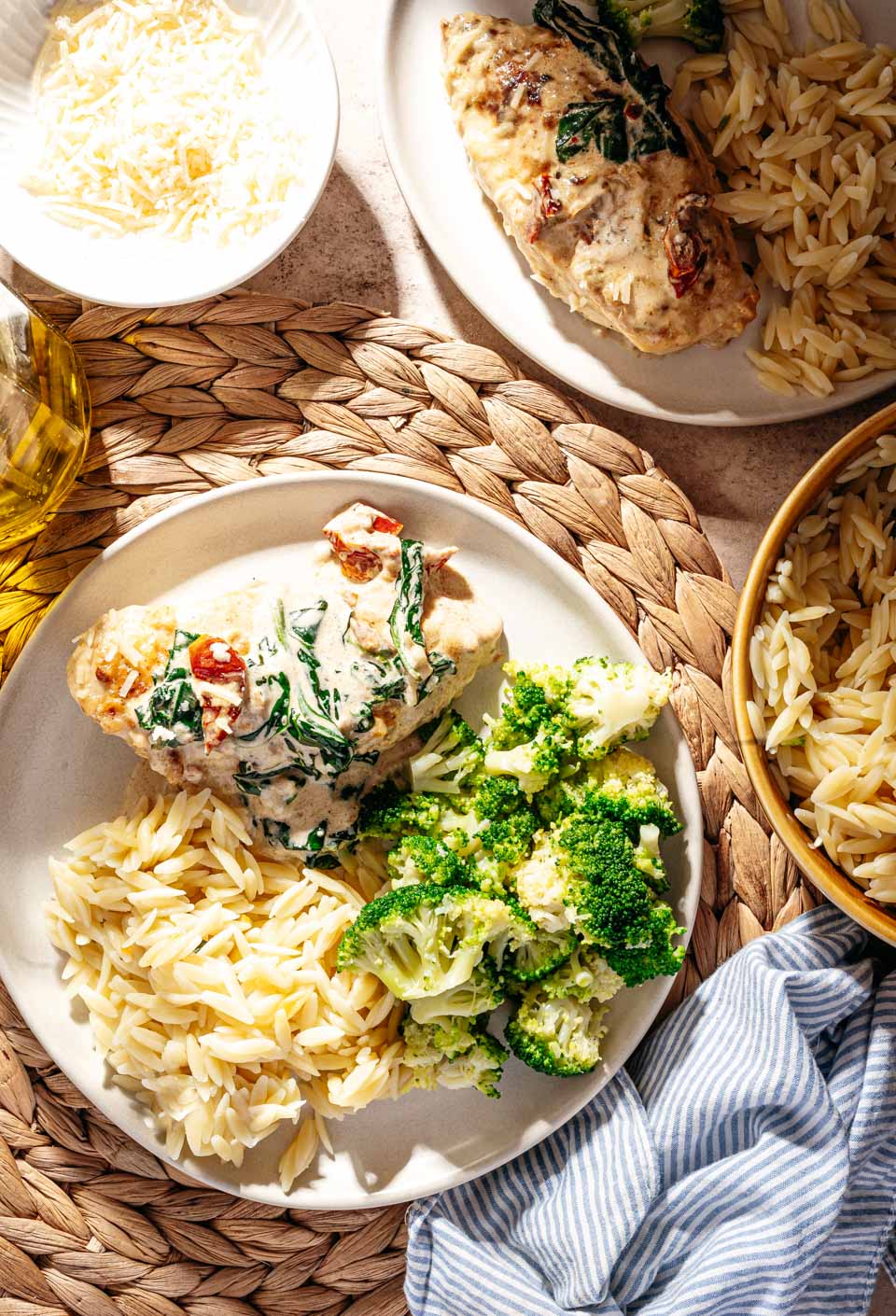 Toscaanse kip met orzo