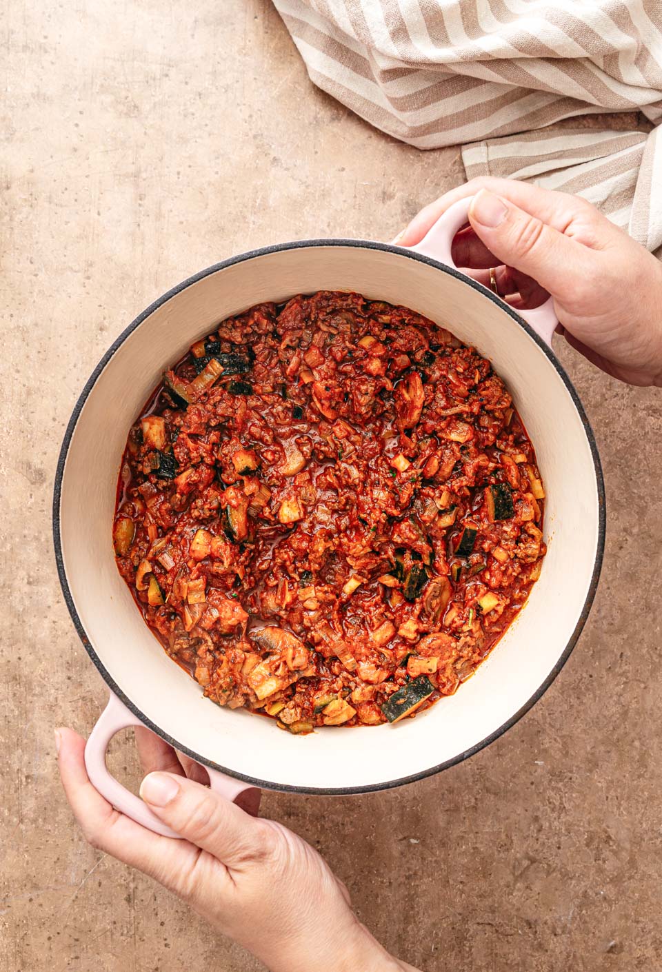 Zelfgemaakte spaghettisaus