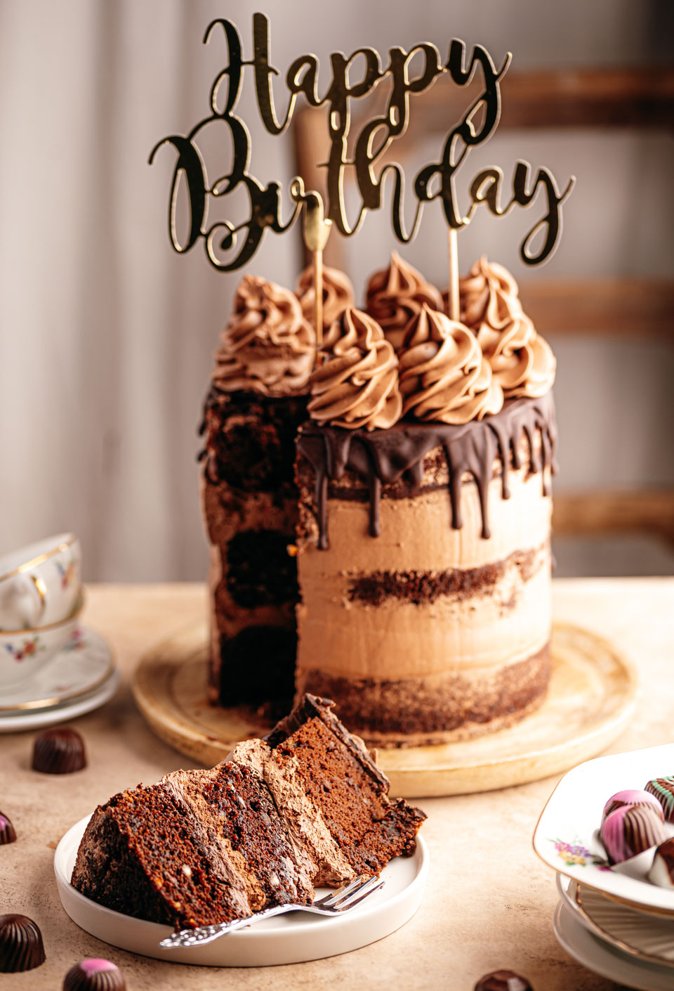 3 soorten chocoladetaart