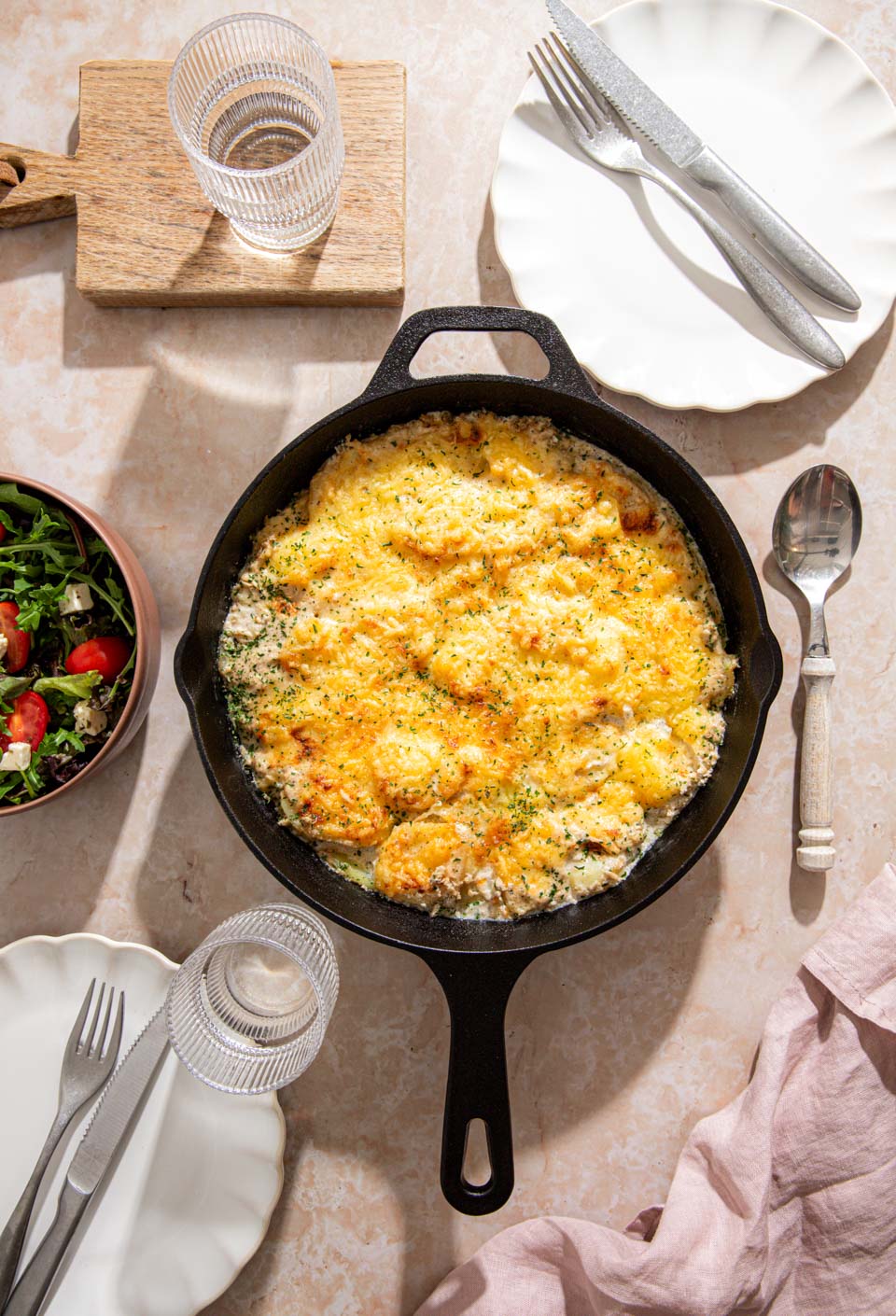 Aardappelgratin maken