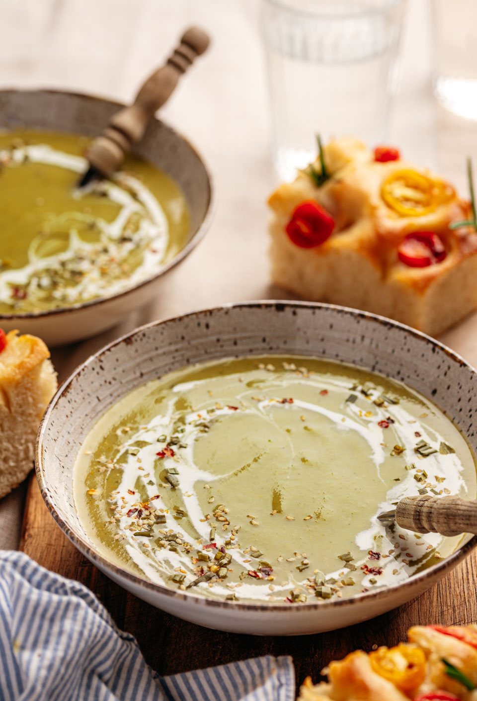 Soep van broccoli en courgette