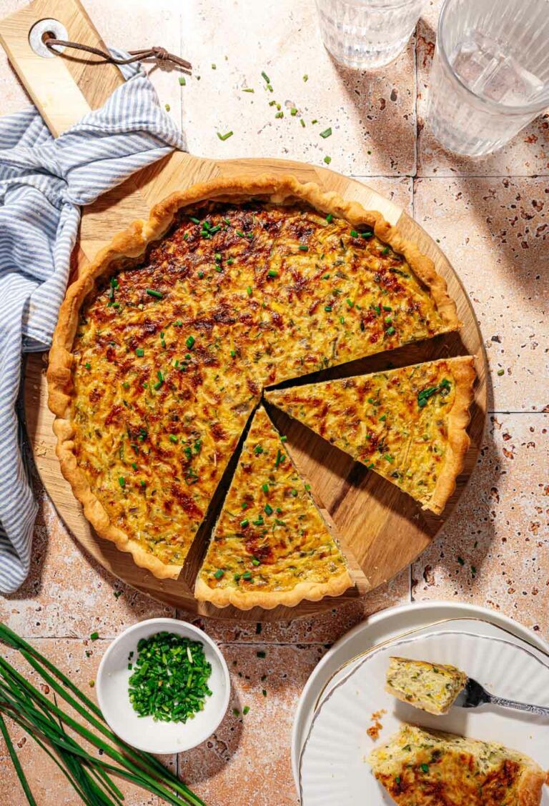 Courgette quiche | Eef Kookt Zo