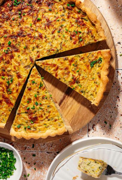 Courgette quiche | Eef Kookt Zo