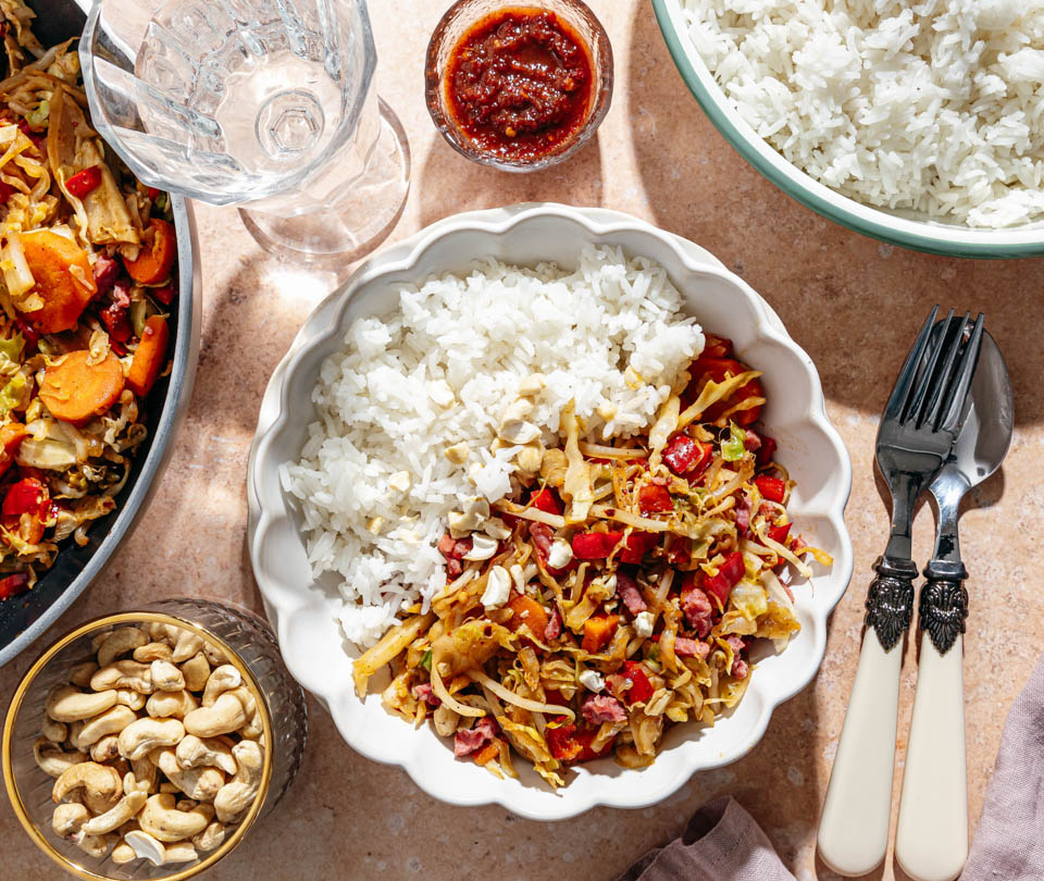 Spitskool uit de wok