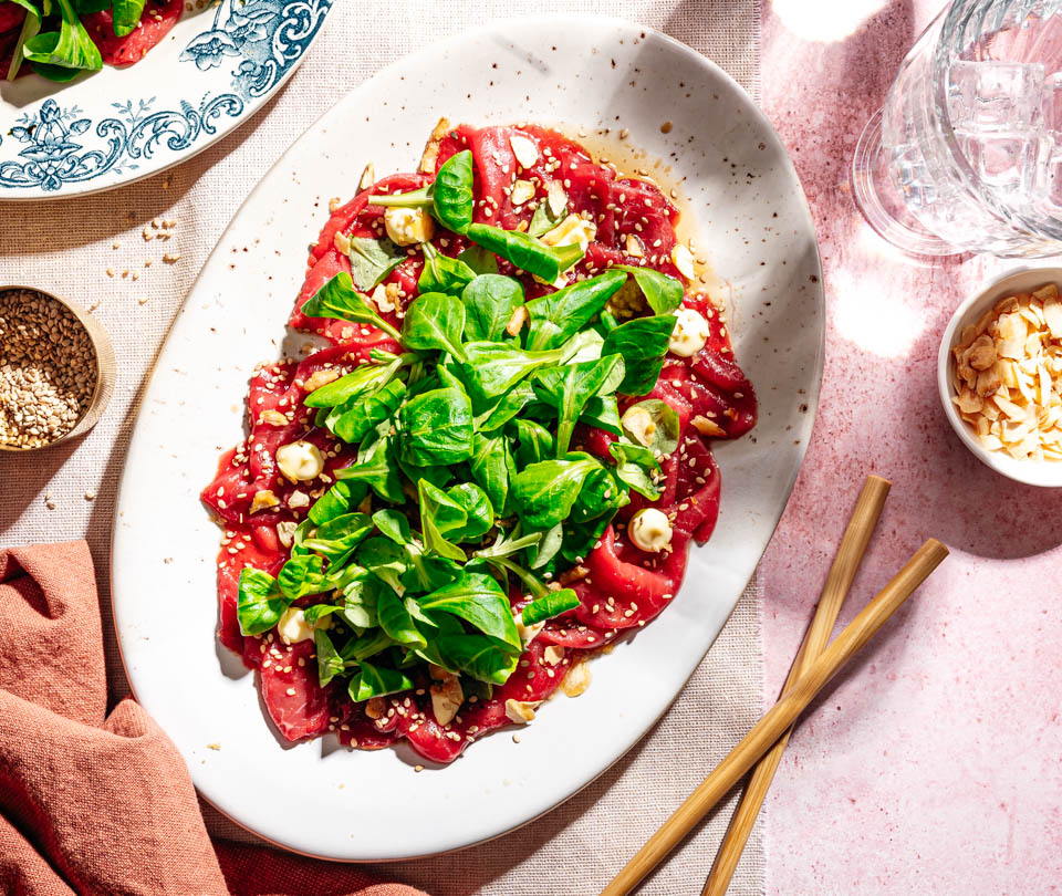 Aziatische carpaccio