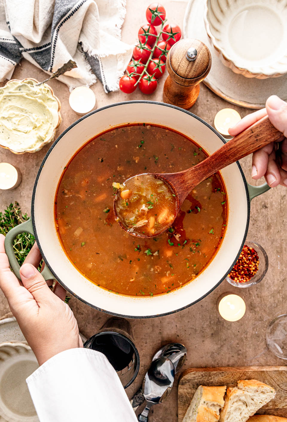 Oma's ossenstaartsoep