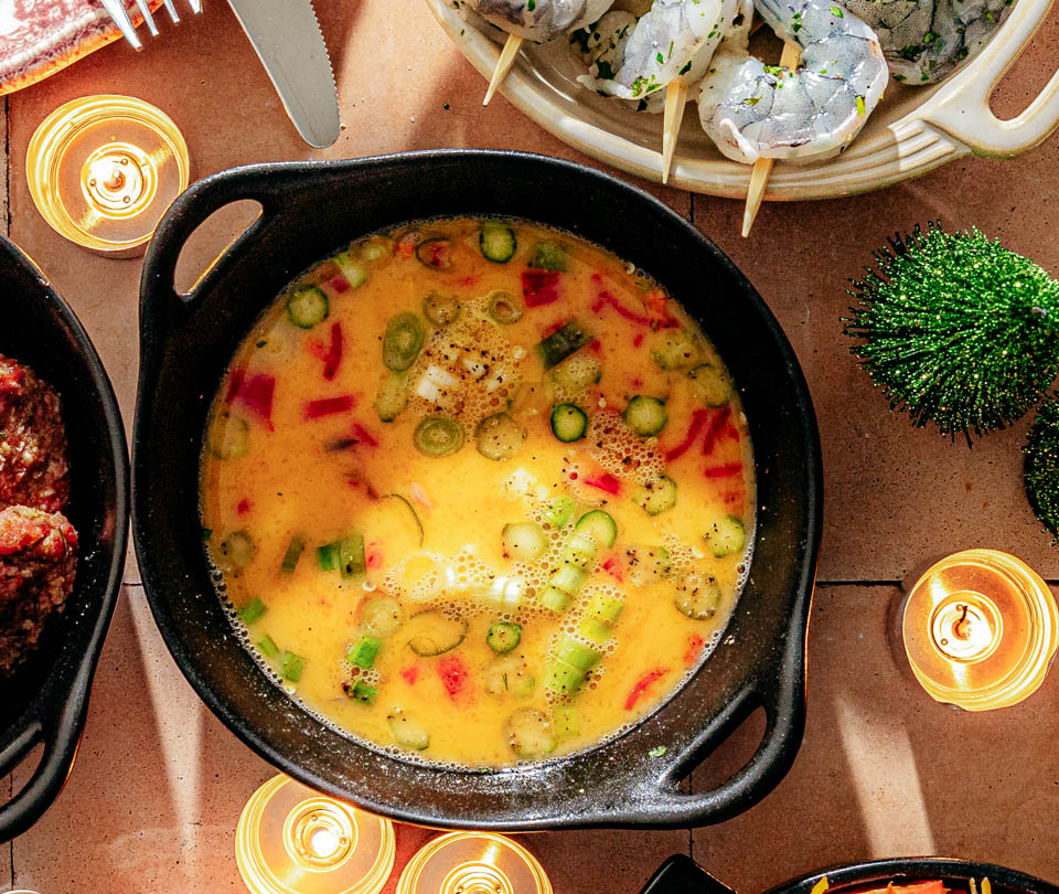 Gourmet recept: omelet met groenten