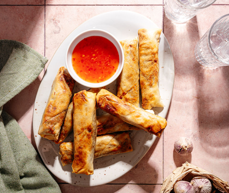 Loempia maken in de airfryer (de LEKKERSTE) Eef Kookt Zo