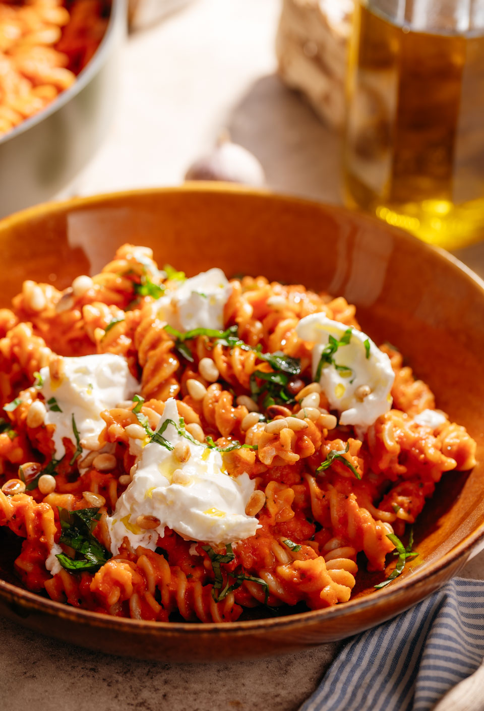 Pasta met groentensaus