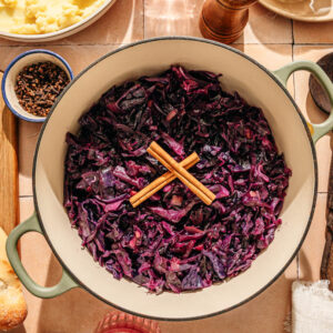 Rode kool met appeltjes