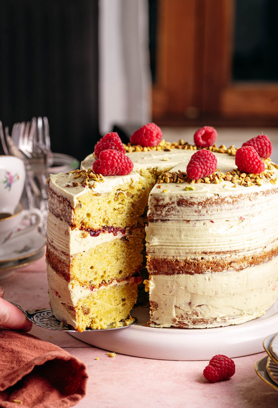 Pistache taart recept