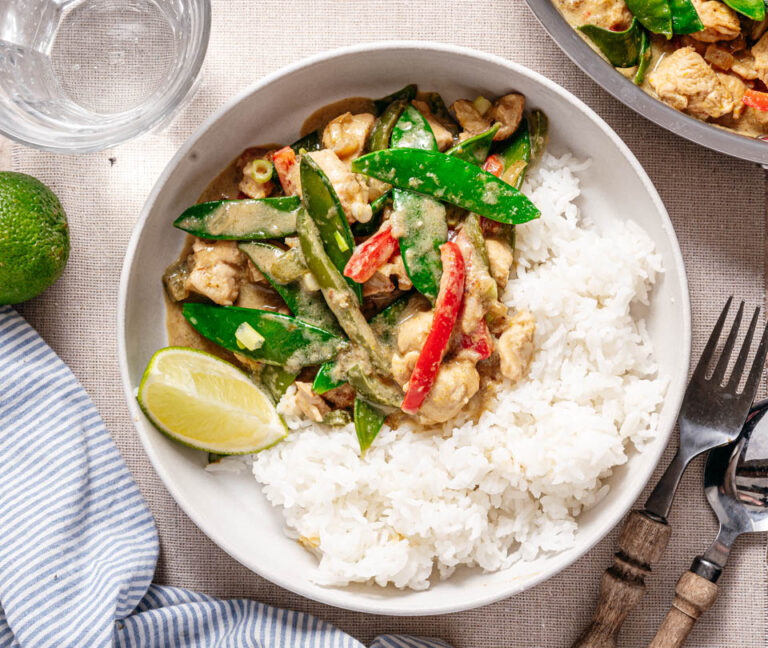 Groene curry met kip (de LEKKERSTE) | Eef Kookt Zo