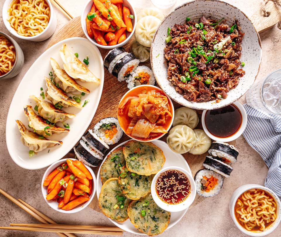 Koreaanse borrelplank