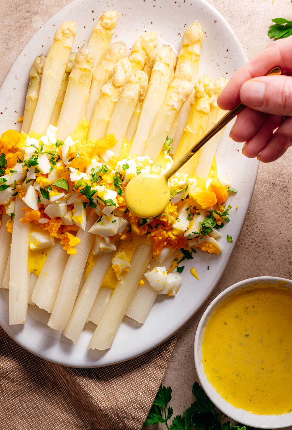 Saus voor bij asperges