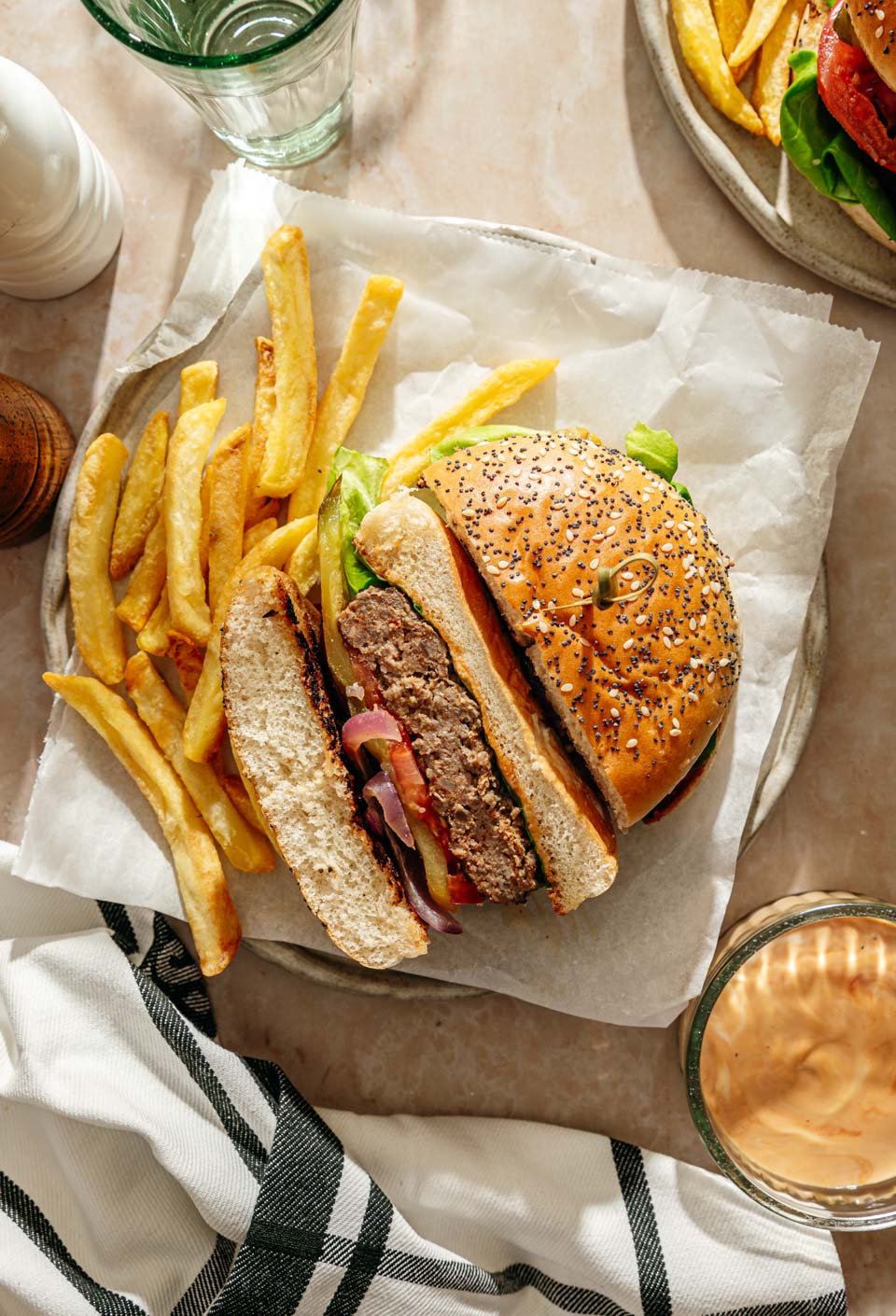 De beste Amerikaanse hamburger