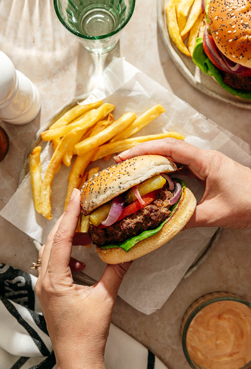 Eenvoudige hamburger maken