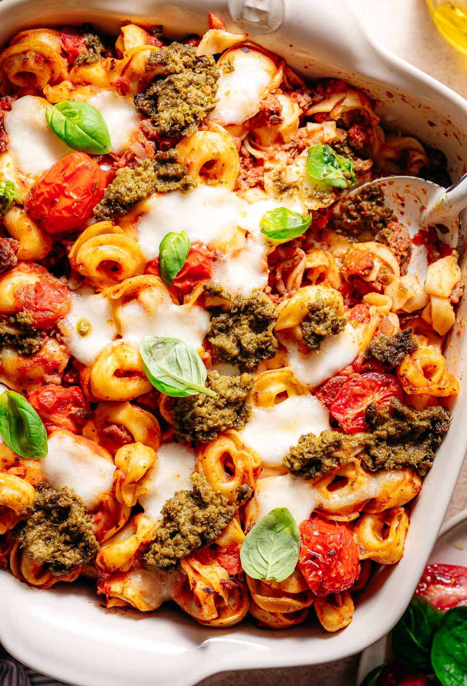 Ovenschotel tortellini