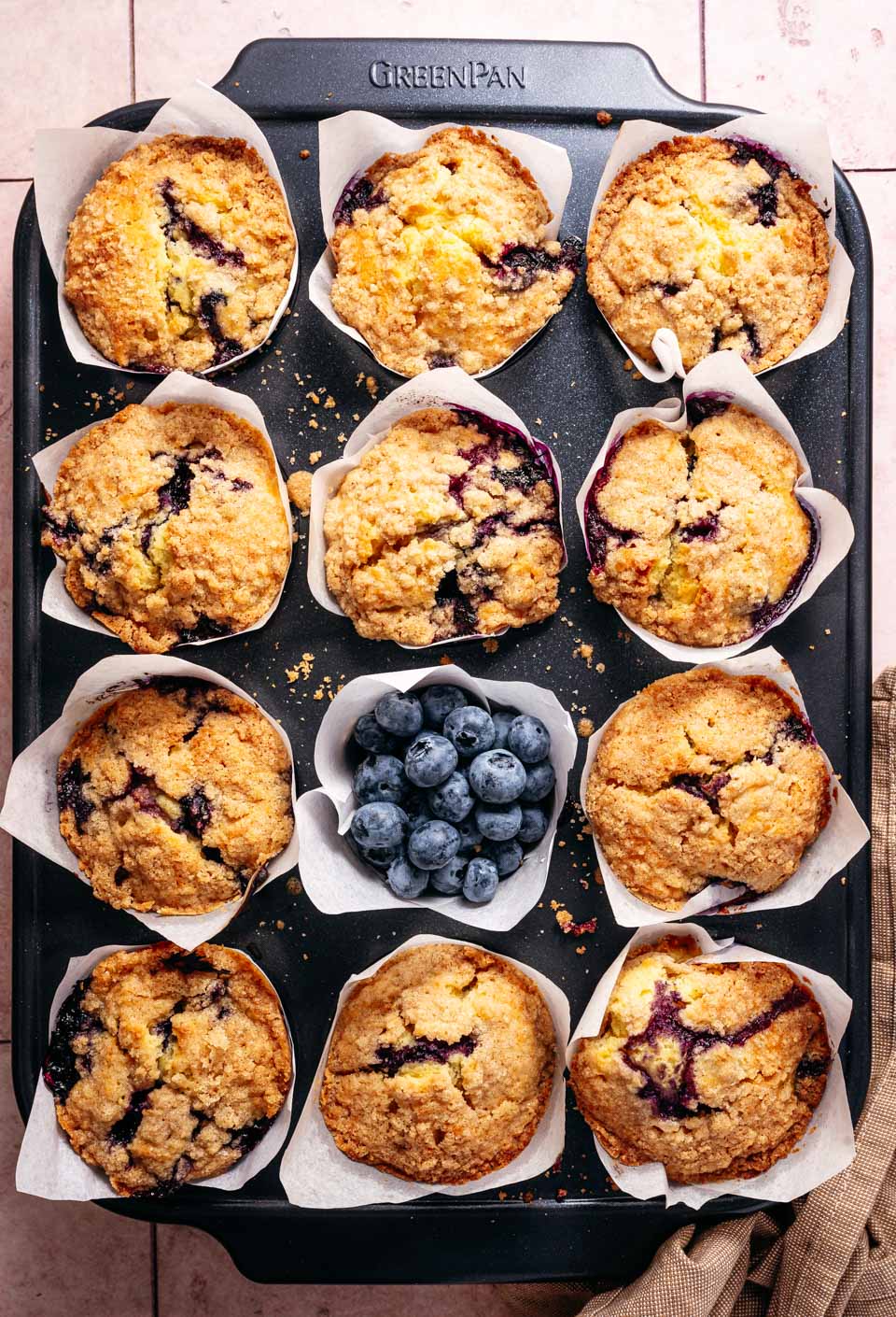 Blueberry muffins recept
