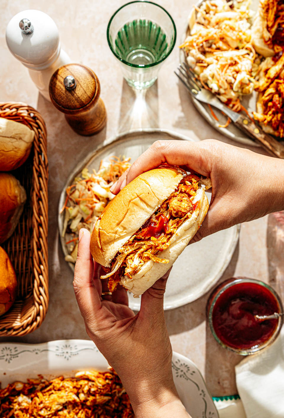 Zelf pulled chicken maken