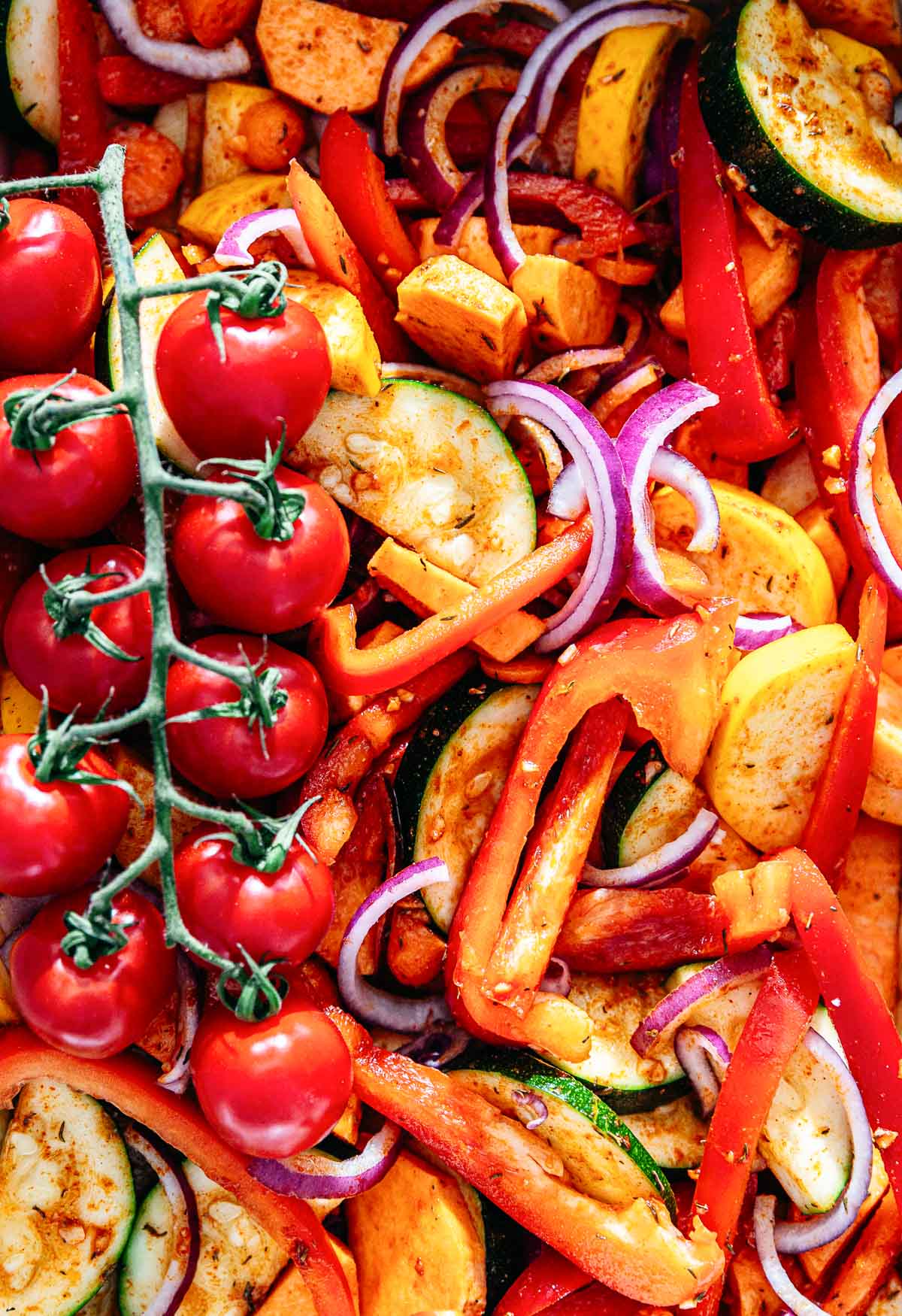 Gegrilde groenten oven