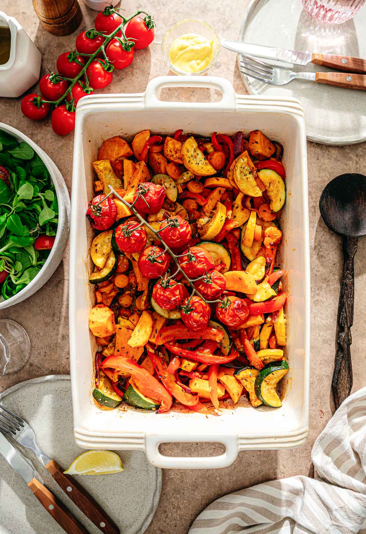 Gegrilde groenten uit de oven