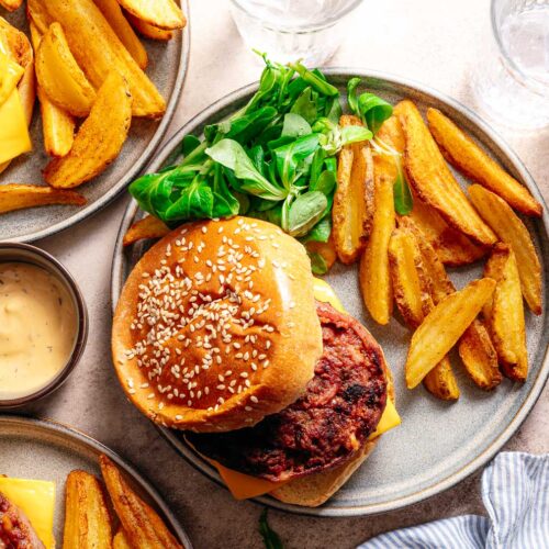 Pinwheel burger