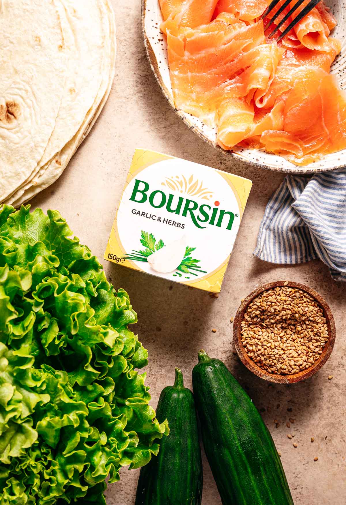 Wat heb je nodig voor wraps met zalm