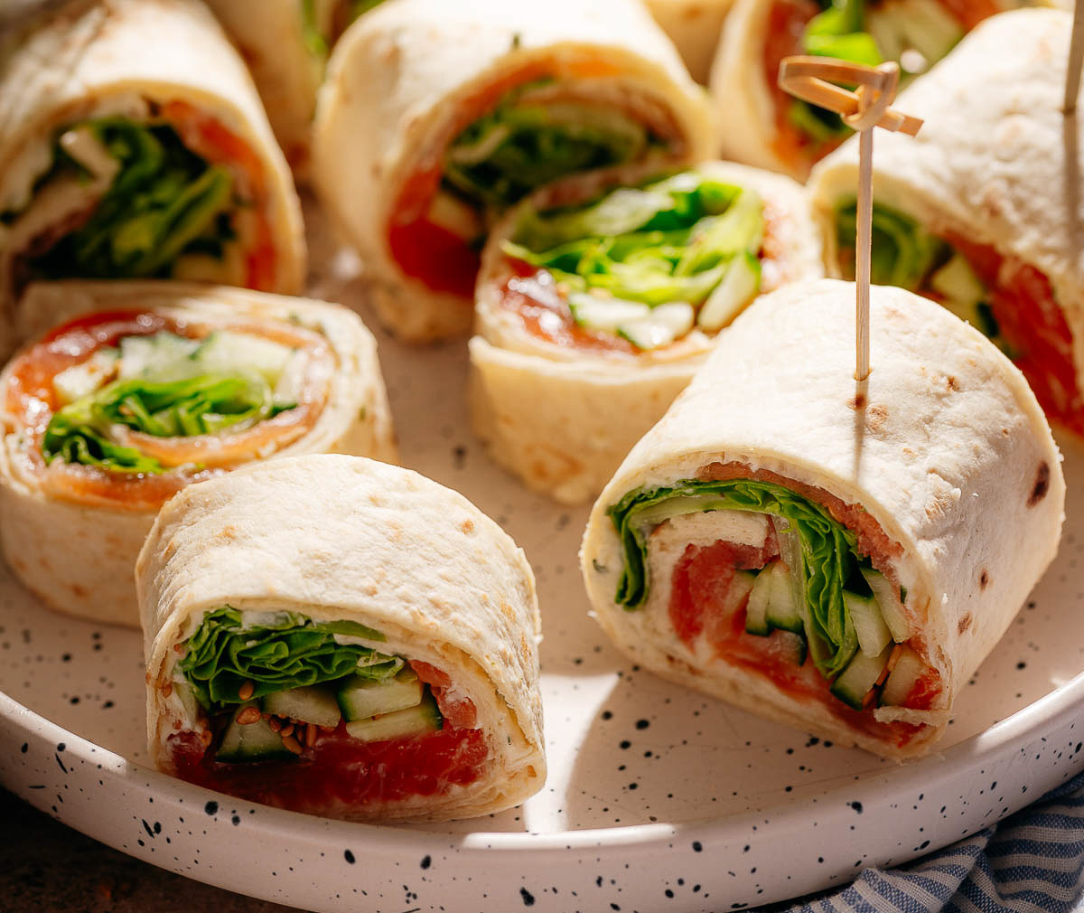 Wraps met zalm