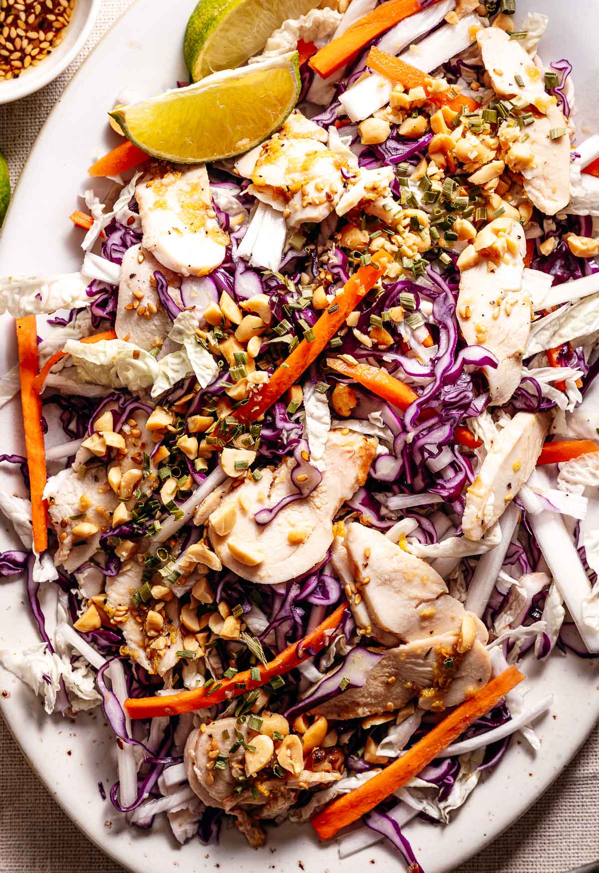 Aziatische salade met kool