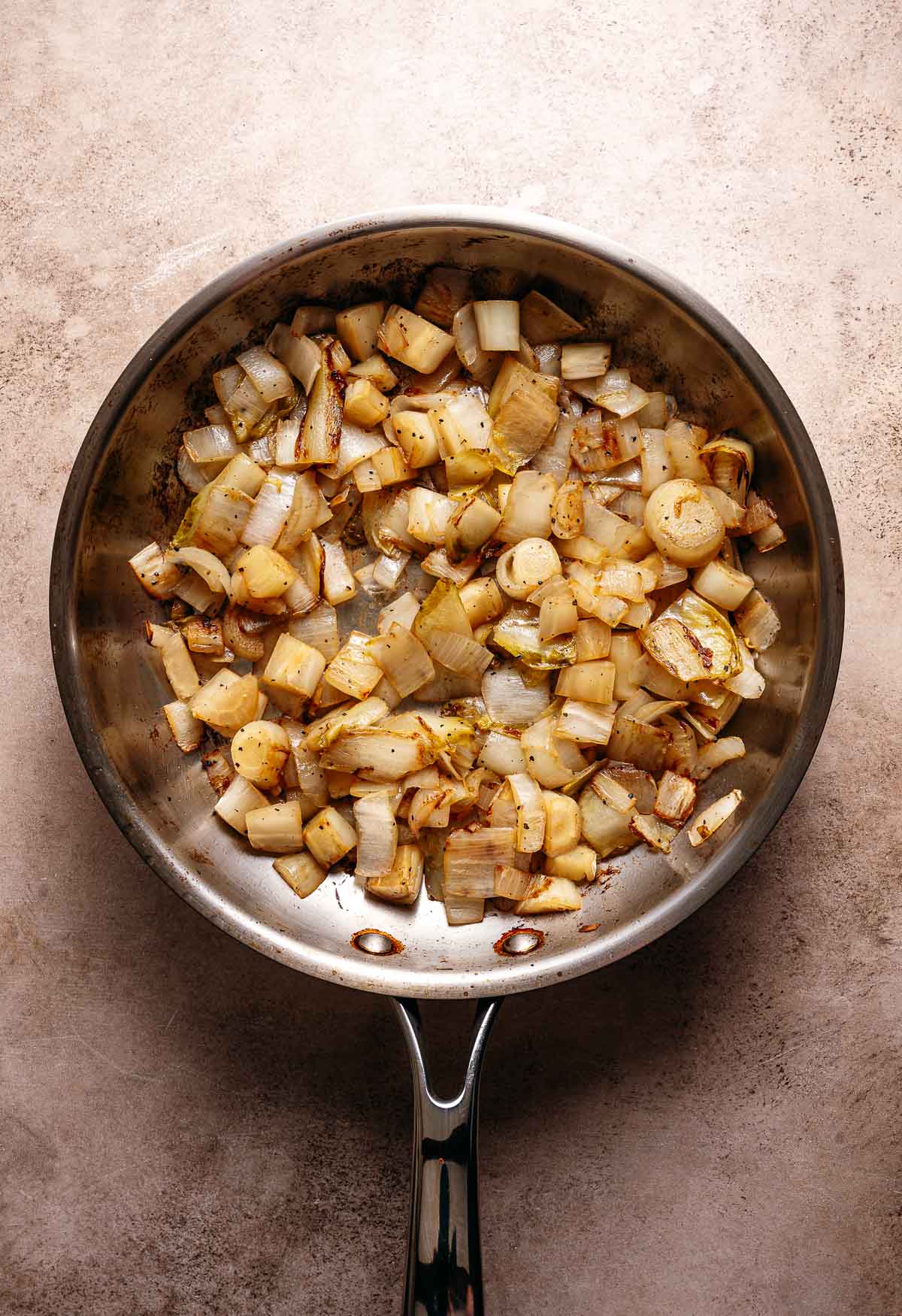 Witlof bakken in de pan